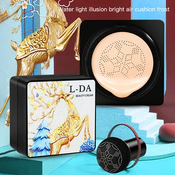 

Mushroom Head Air Cushion Foundation Concealer Natural Brightening Concealing Makeup Moisturizing BB Cream Hot ! TSLM1