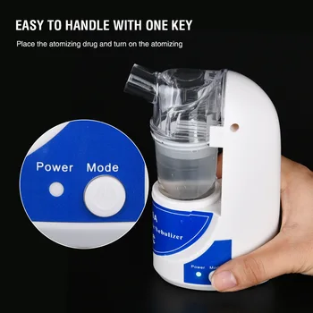 

Household Ultrasonic Nebulizer Portable Inhalation Nebulizer Mist Emission Asthma Inhaler Child Adult Suitable Mini Nebulizer