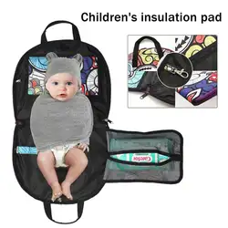 Сумка для мамы и ребенка, подушка для мочи, сумка для мамы, водонепроницаемый подгузник, съемный изоляционный коврик, сменный Складной Тип