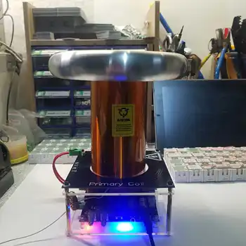 

Tesla Coil Finished Tesla Coil SSTC Presents a Rectifying Filter!