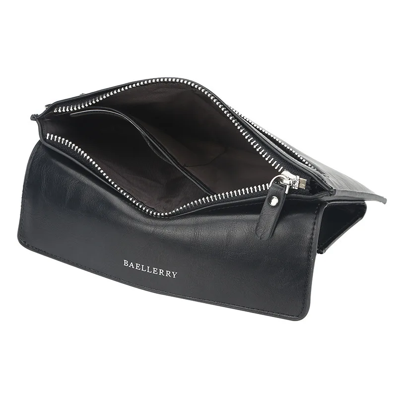 Men's business long zipper wallet Korean multi function zipper handbag retro large capacity mobile phone bag