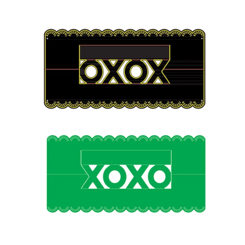 

metal cutting dies die cut pop-up words letter XOXO decoration diy Scrapbook paper craft knife mould blade punch stencils dies