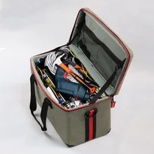

Multi-Function Tool Bag 600D Oxford Cloth Electrician Bag, Multi-Pocket Waterproof Anti-Fall Hardware Repair Tool Storage Bag