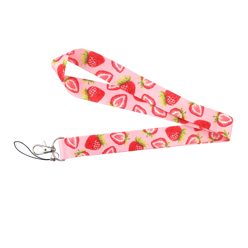 2 P4244 Dongmanli милый фруктовый киви Талреп Бейдж ID Lanyards/мобильный телефон Веревка/ключ талреп шейный ремень аксессуары - Цвет: 2