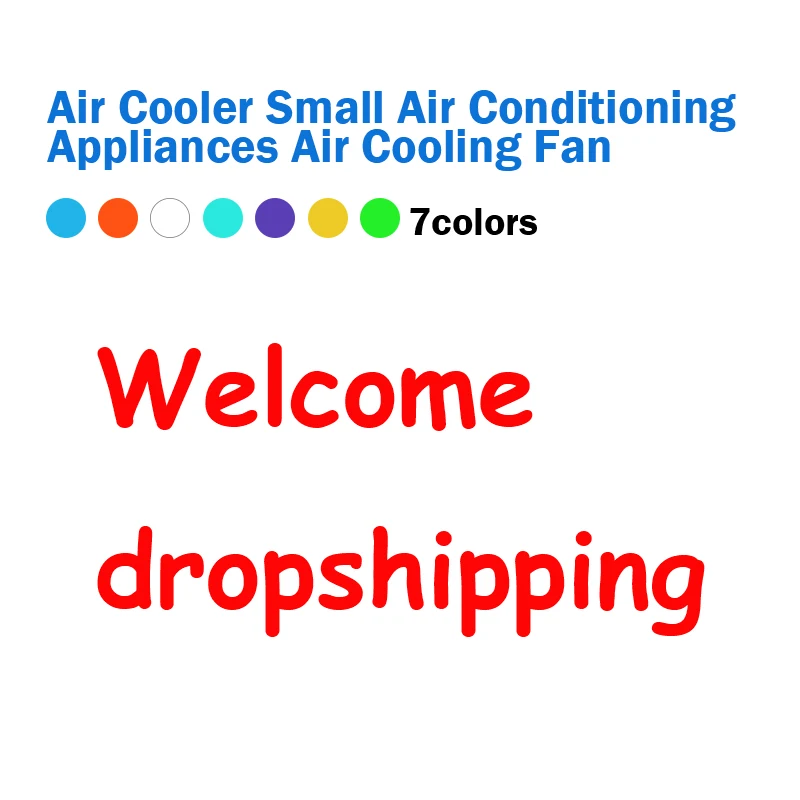 

Hot TOD-Air Cooler Small Air Conditioning Appliances Mini Fans Air Cooling Fan Summer Portable Conditioner for home office