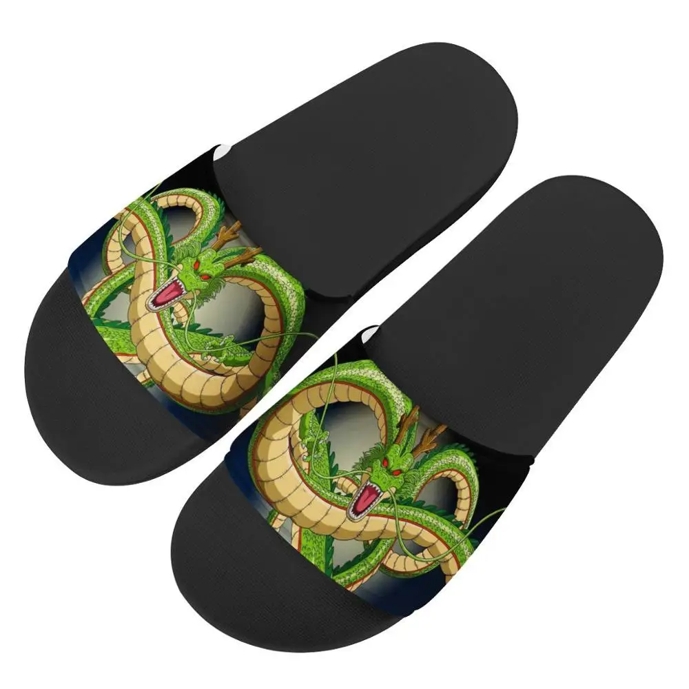 

Men Custom Slippers Dragon Ball Z Super Saiyan 3D Print Summer male Fashion Slide Sandals Outdoor Non-slip Beach Shoes Plus Size