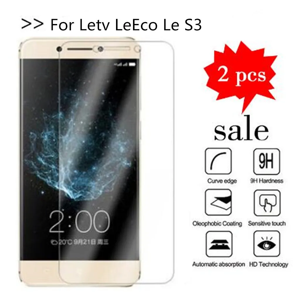 2 шт. стекло для Letv LeEco Le S3 защита экрана закаленное X622 X522 X626 защитная пленка |