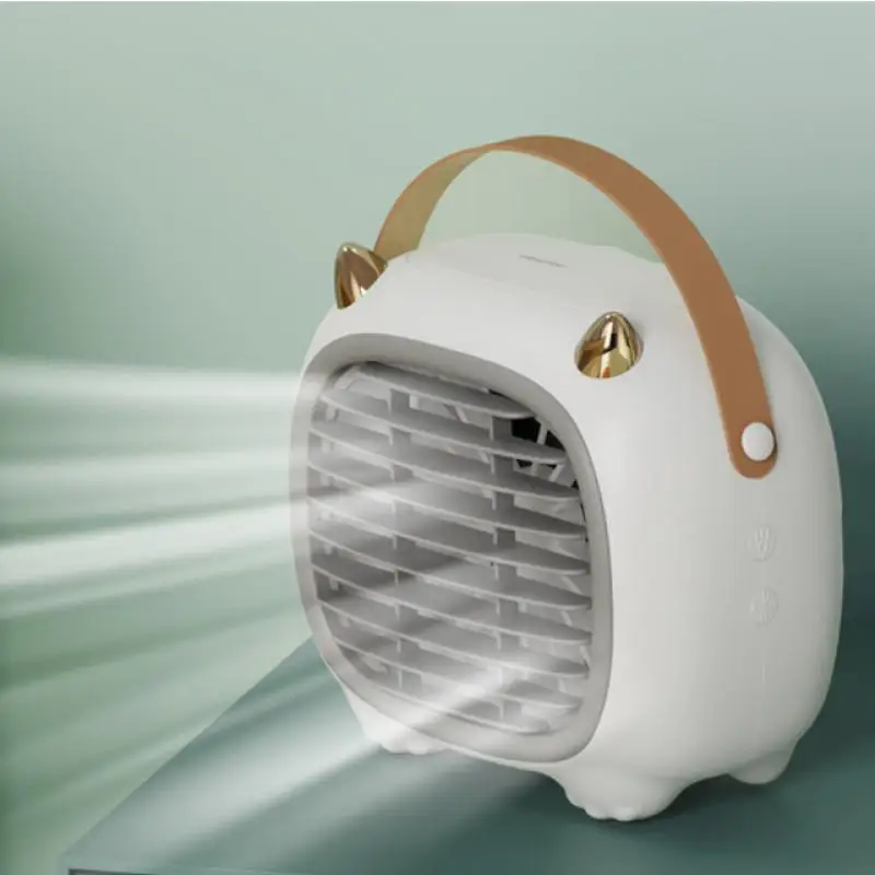 

Вентилятор с воздушным охлаждением, настольный мини-кондиционер, портативный свет, настольный вентилятор, охлаждающий воздух, увлажнитель, очиститель для офиса, спальни