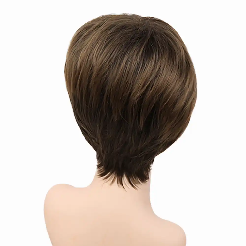 Volosy Amir Blond Korotkie Zhenskie Pryamye Naturalnye Korotkie Sinteticheskie Volosy Pariki Dlya Zhenshin V Amerikanskom I Afrikanskom Stile Wig Wig Wig Natural Short Wig Short Aliekspress