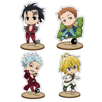 

Anime The Seven Deadly Sins Cosplay Acrylic Desk Stand Figure Model Plate For Home Decor