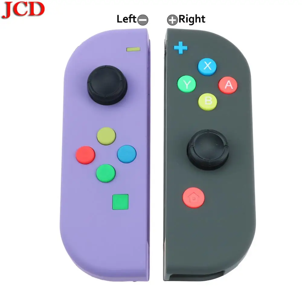 No4 L and No2 R JCD пластик для Joy-Con, сменный Ремонтный комплект, DIY чехол, Корпус Корпуса, оболочка для пульта управления, с отверткой - Цвет: No4 L and No2 R