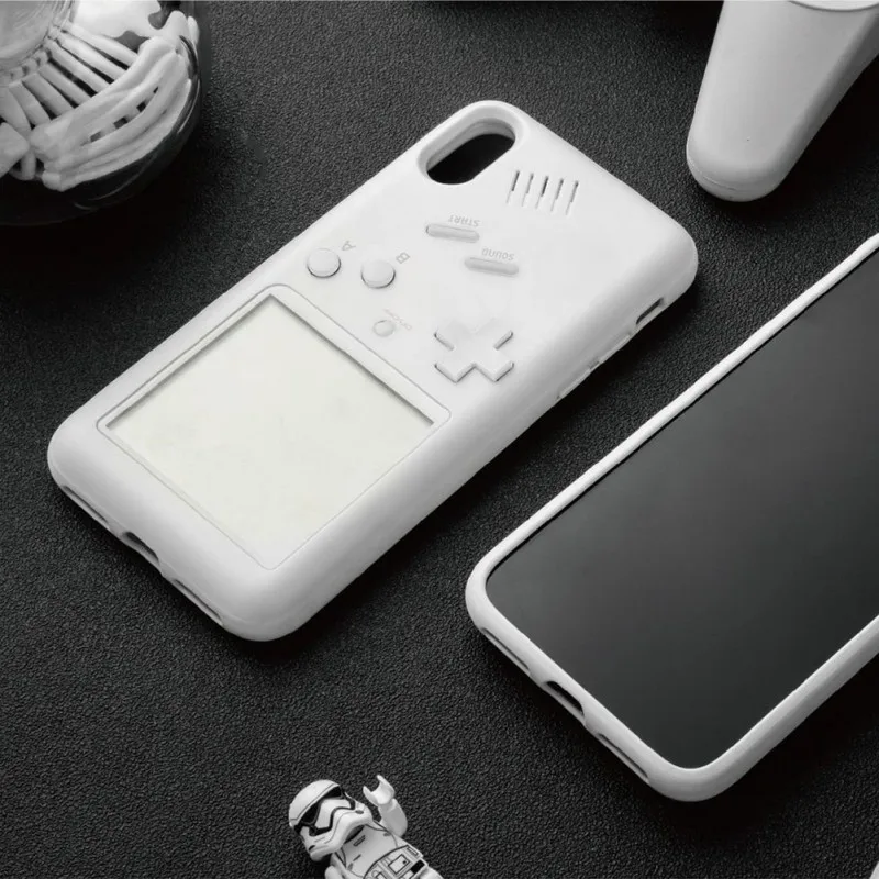 Прочный GuliKit 2 в 1 встроенный 26 ретро игр тетрис игровой нескользящий матовый чехол для телефона для iPhone X аксессуары для телефонов