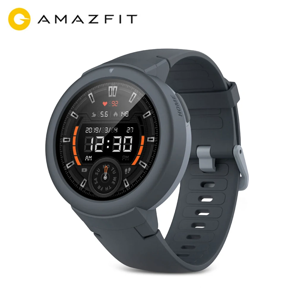 

AMAZFIT Verge Lite Heart Rate Monitor Smartwatch 20 Days Battery Life 1.3 Inch AMOLED Screen Built-in GPS