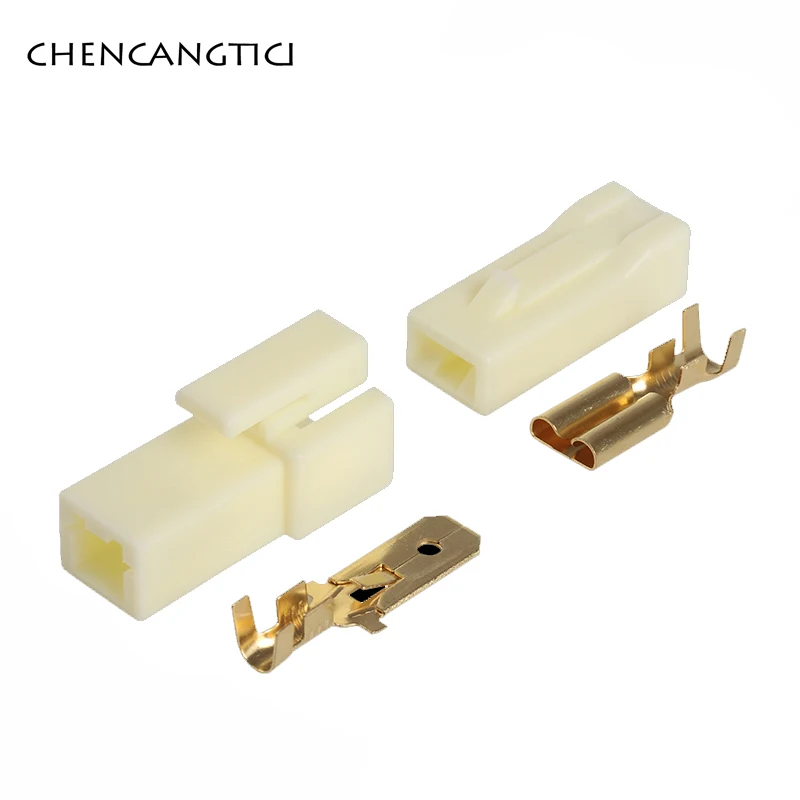 

5 sets kit 1 Pin way Unsealed 7.8 Series Male or Female Socket Automotive Connector plug with Pins 7123-3010 7122-3010