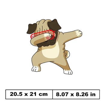 

2020 Fashion Cute dog patches animal Stickers Decoration diy patch applique heat transfers iron on transfers for clothing shirt