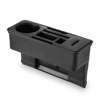 

Car Seat Crevice Box Organizer Filler Pocket Storage Box Car Holder PU Leather Multifunctional Storage Interior Accessories
