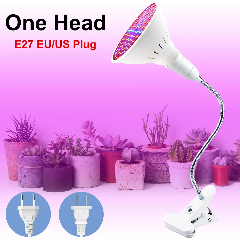 

220V Plant Light Bulb LED Full Spectrum Grow Lamp LED E27 Fitolampy EU US For Indoor Seed Flower Phyto Lighting 240V Growth Tent