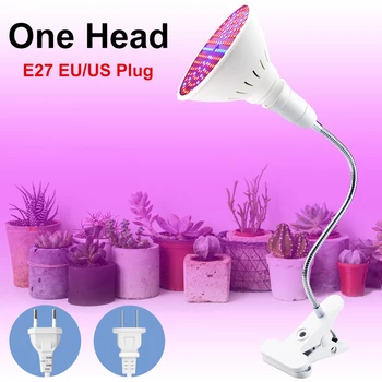 

220V Plant Light Bulb LED Full Spectrum Grow Lamp LED E27 Fitolampy EU US For Indoor Seed Flower Phyto Lighting 240V Growth Tent