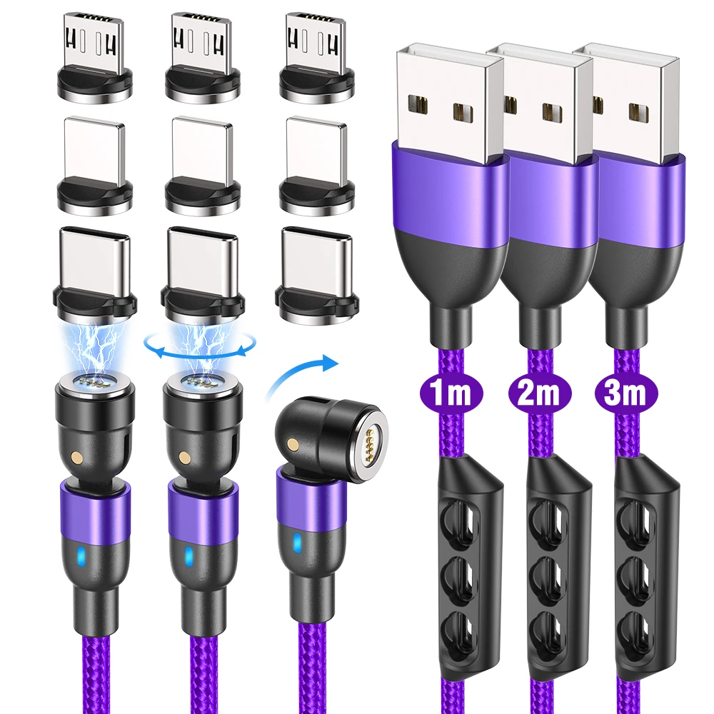 1, Tipo C, Micro USB, Carregador magnético,