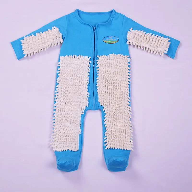 Одежда для новорожденных мальчиков, детский комбинезон, цельный костюм-Швабра ползунки для малыша, детский комбинезон, одежда на молнии для малышей, одежда для ползания
