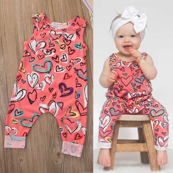 

Emmababy Toddler Baby Girl Vest Floral Sleeveless Bodysuit Jumpsuit Sunsuit Outfit Clothes