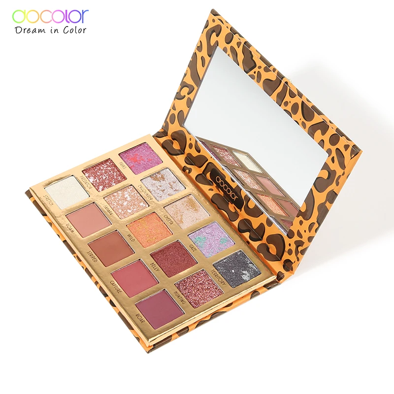 

Docolor 15 Colors Eyeshadow Makeup Palette Pigments Waterproof Professional Shimmer Glitter Nude Eye shadow Make up Palette