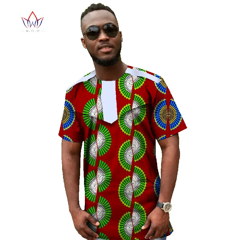 2017 яркая Мужская африканская Футболка с принтом приталенные мужские топы