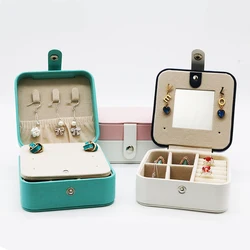 Upscaled And Simple Jewelry Case Protable Leather Necklase Ring Earrings organizer Multifunction Jewellery Storage Box Upscaled And Simple Jewelry Case Protable Leather Necklase Ring Earrings organizer Multifunction Jewellery Storage Box