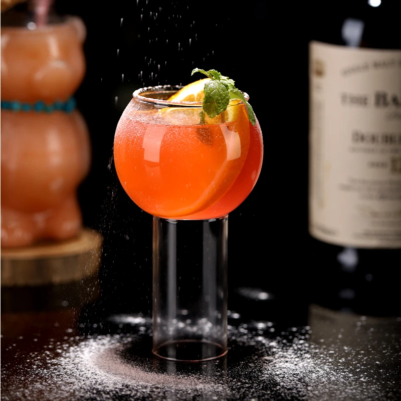 Aixiangru-Round Cocktail Cup, Smoked Molecular, Creative Food, Restaurant Bar, Coffee Glass Ball Cup, Online Celebrity