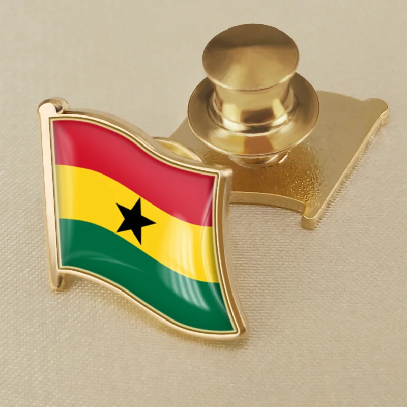 Free shipping Delivery 15 day return policy Ghana Ghanian Flag Pin