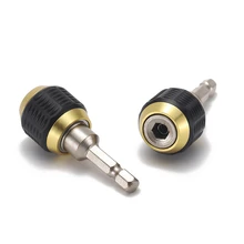 Punho hexagonal pop up liberação rápida auto travamento da haste de extensão furadeira elétrica alongar a haste de extensão de bit de mudança rápida