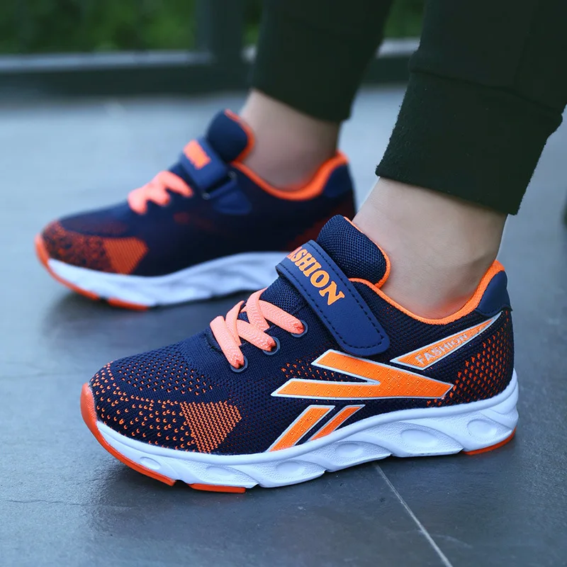 

BOY'S Shoe 2019 New Style Autumn Children Breathable Mesh Shoes Boy Athletic Shoes Young STUDENT'S Autumn Running Shoes