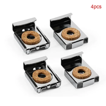 

4pcs/set Durable Multifunctional Wall Bracket Hanger Adjustable Easy Install Mirror Clips Spring Loaded Square Practical Bedroom