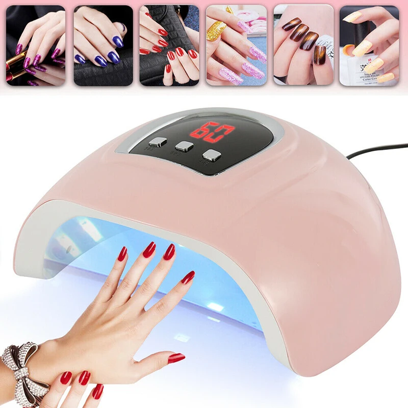 

36/54W UV LED Lamp Professional LCD Display 3 Timer LED Light Nail Dryer Lamp UV Gel Nail Lamp For Manicure Gel Nail Gel Varnish