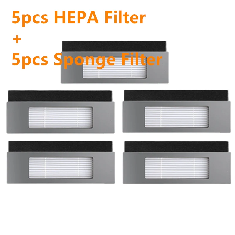 As shown Робот-пылесос, пылесборник, HEPA фильтр Для Ecovacs Deebot OZMO 950, роботизированные Запчасти для пылесоса, аксессуары - Цвет: As shown