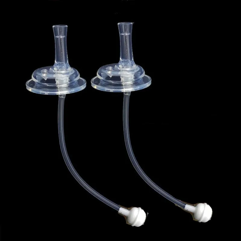 Wide Mouth Straw Set 2 комплекта, детская бутылочка, соломенная чашка, бутылочка для кормления, Сменные аксессуары, широкая горлышко, силиконовая чашка для воды, чашка для бутылок, аксессуары - Цвет: Wide Mouth Straw Set