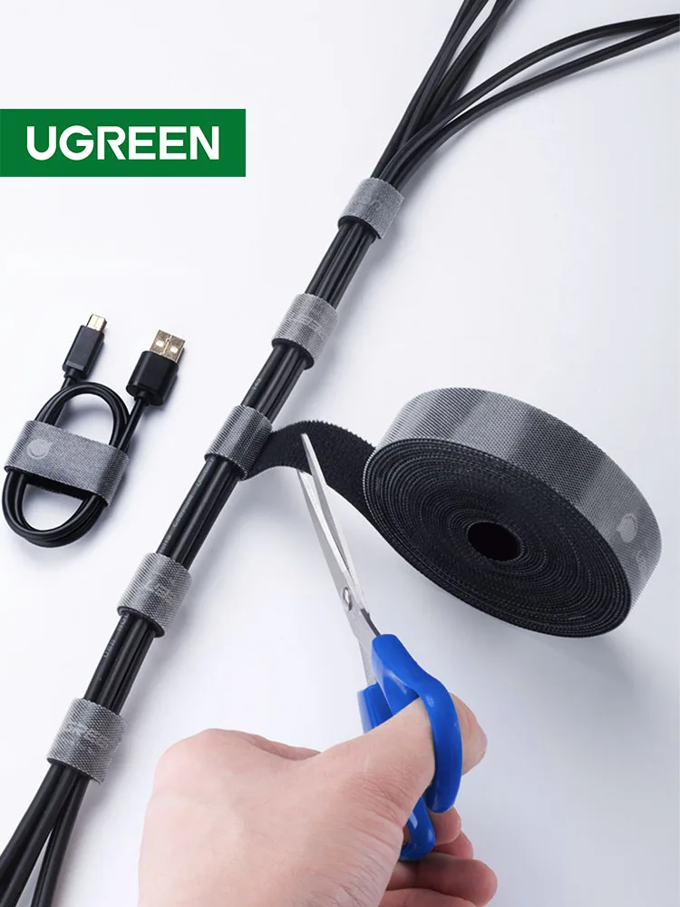 Ugreen Кабельный органайзер Зажим для проволоки наушников Держатель мыши Проводник кабеля Кабель HDMI iPhone Samsung