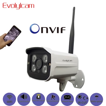 

IP Camera WiFi P2P Onvif Wireless 1080P 2MP Micro SD/TF Card Slot Audio Sony Imx323 SensorSecurity Outdoor CCTV Cam