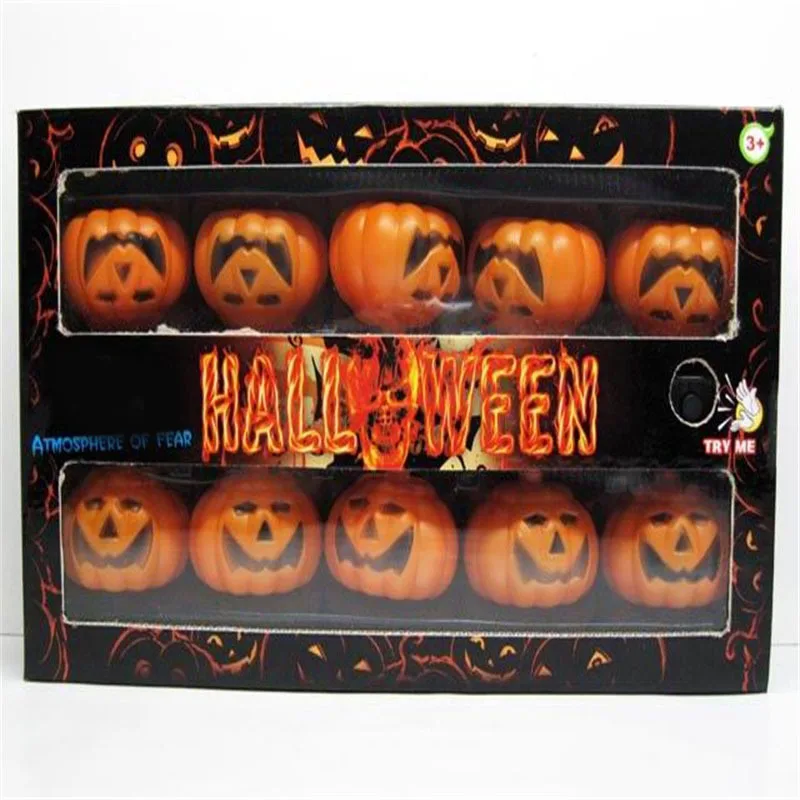 

LED Halloween Pumpkin Color Lighting Chain Pumpkin Chandelier Ghost Pumpkin Halloween Pumpkin Head Lighting Chain Decoration Roa