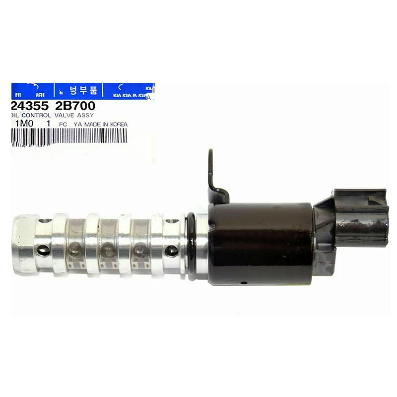 Timing Solenoid Oil Pressure Control Valve For Hyundai Accent Elantra Sonata Veloster Kia Rio Optima Soul 24355-2B700 243552B700