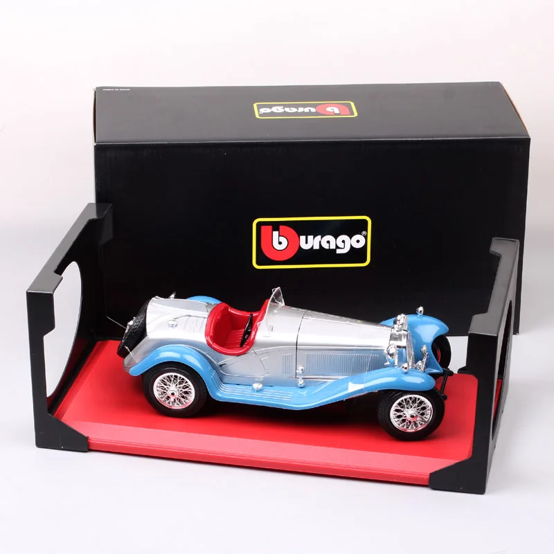 Bburago 1:18 Big Scale 1933 ALFA ROME 8C 2300 Spider Touring Vintage Sports GP Racing Car Model Diecasts & Toy Vehicles Replicas 1 32 scale benzs sls amg gt alloy sports car model diecasts metal toy vehicles simulation children miniauto birthday kids gift