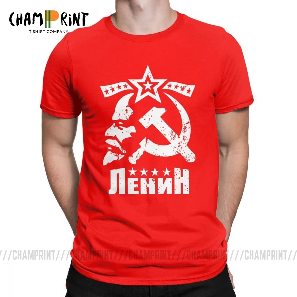 Мужские футболки в. И. Ленин, В. В., CCCP, СССР, футболка, Большевистская революция, одежда коммунизма, марксизма, футболка