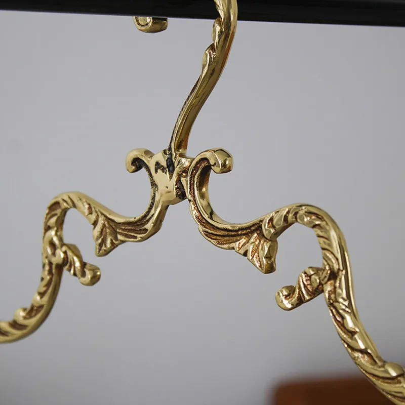 

Household hangers Bedroom wardrobe storage rack Brass hook Handmade crafts Drying products Home Decoration Nordic