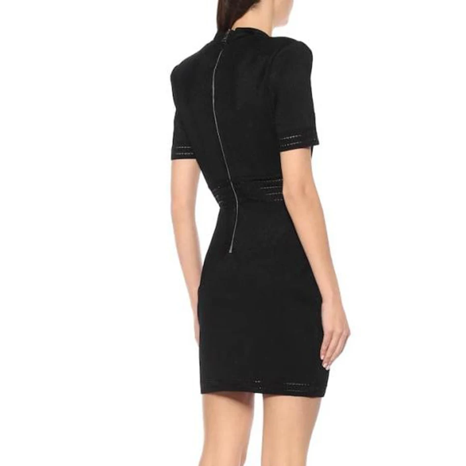 Modphy-2020-New-Women-s-Bandage-Mini-Dress-Sexy-Deep-V-Neck-Short-Sleeve-Button-Bodycon (1)