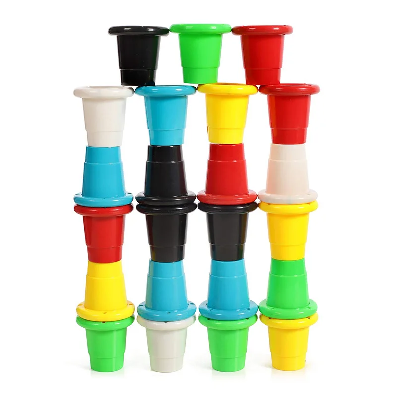 

DIY Early Education Creative Building Block Toys Magnetically Overlapping Cup Children's Gift