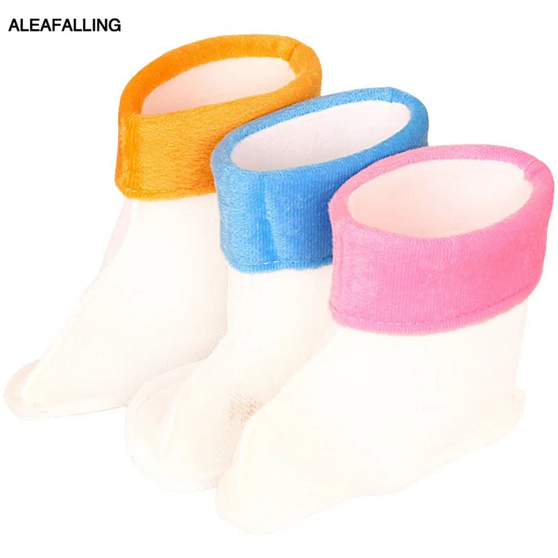 Aleafalling детская обувь чехол от дождя для детей сохраняет тепло хлопок или кожа