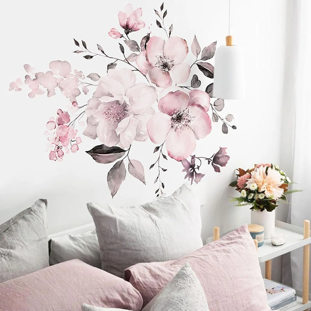 Dakloos Bijdrage getrouwd Roze Witte Pioen Bloemen Muurstickers Muurtattoo Thuis Slaapkamer Decoratie  Voor Vrouwen Decor Sticke Mooie Kleurrijke Stickers|Wandstickers| -  AliExpress