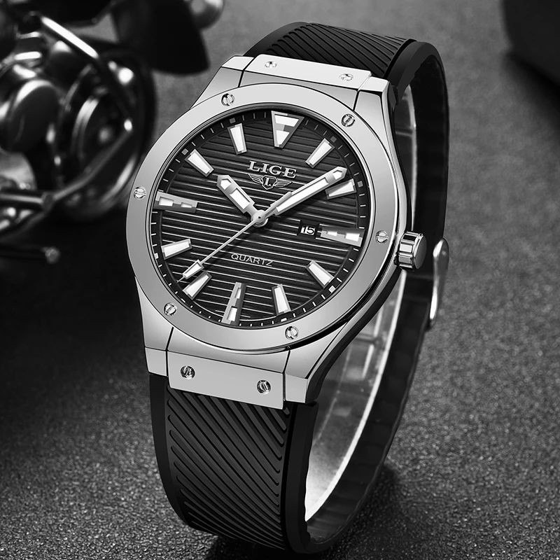 Relogio Masculino 2020 LIGE новые мужские часы Лидирующий бренд Роскошные военные спортивные
