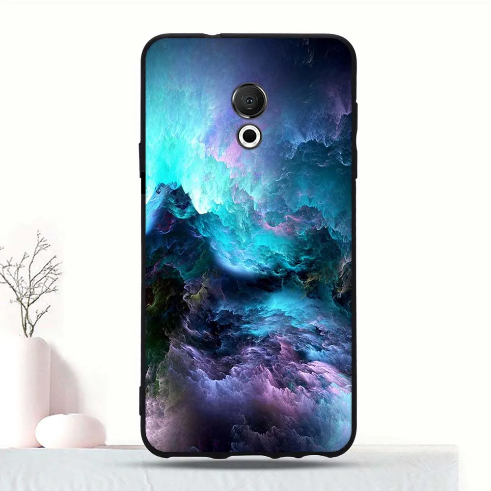 Case For Meizu 15 Lite Silicone Pattern Printed Case For Meizu M15 TPU Back Protective Cover For Meizu 15 Lite Case 5.46" Coque