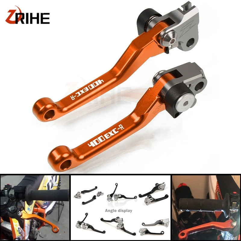

400 EXC-R Motorcycle Dirt Bike Brake Clutch Levers Motorcross CNC Alunimun handle levers FOR KTM 400EXC-R 2005 2006 2007 2008